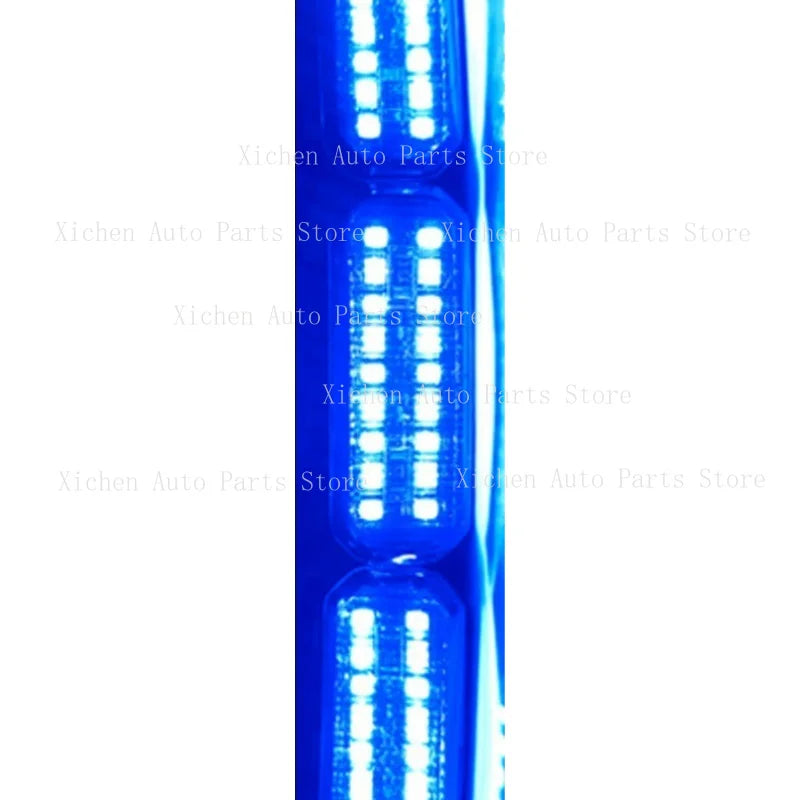 Blue Grille 1-to-4 Upgrade Beads Fit off-road Cars Pickup