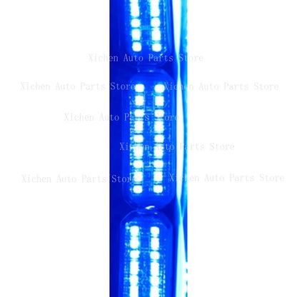 Blue Grille 1-to-4 Upgrade Beads Fit off-road Cars Pickup