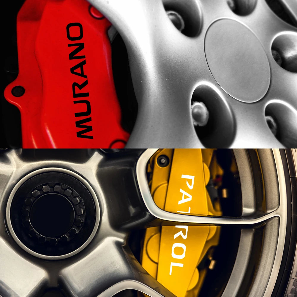 For Nissan Qashqai Juke Micra Xtrail Brake Caliper Sticker Leaf