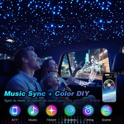 Cf Roof Star Ceiling Kit Rgbw Fiber Optic Starlight