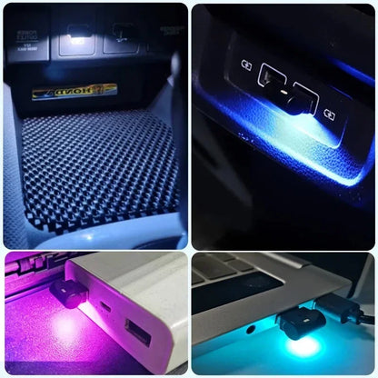 MINI USB Foot Emergency Lighting Interior Plug Play Atmosphere