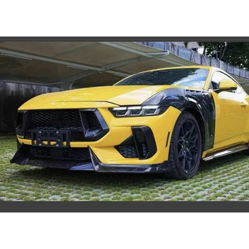 For Ford Mustang 2024+ Carbon Fiber Tuyere Front Bumper Air Vent
