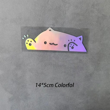 1PC Cat Sticker Window Body Bumper Trunk Decals Creative