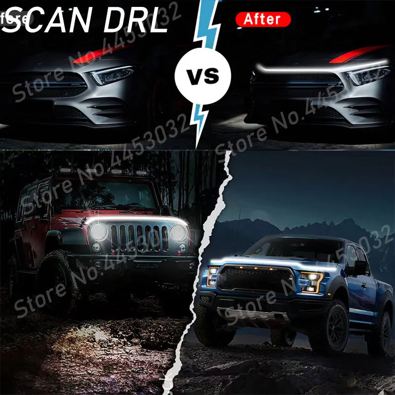 For Ford F150 Raptor Ranger 2015-2019 Drl Headlight Scan