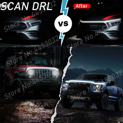 For Ford F150 Raptor Ranger 2015-2019 Drl Headlight Scan