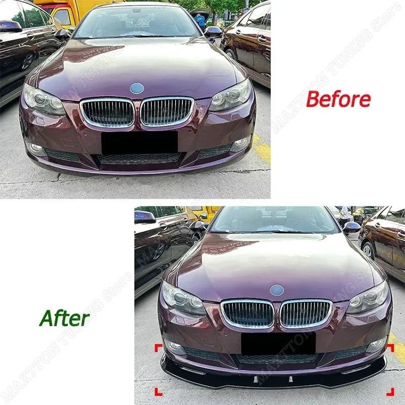 For BMW 3 Series E92 E93 Front Bumper Body Kit Splitter Lip