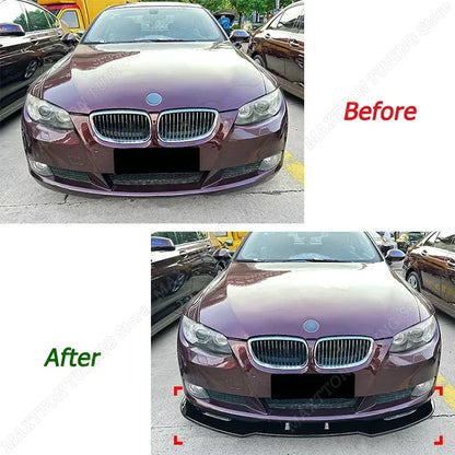 For BMW 3 Series E92 E93 Front Bumper Body Kit Splitter Lip