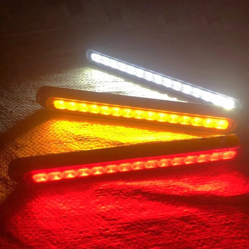 2PCS 4PCS 12V 15LED Mount Brake Truck Tail Side