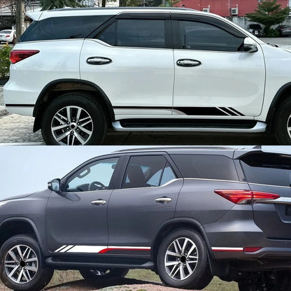 For Toyota Fortuner 4X4 Off Road Side Door Stickers Graphic