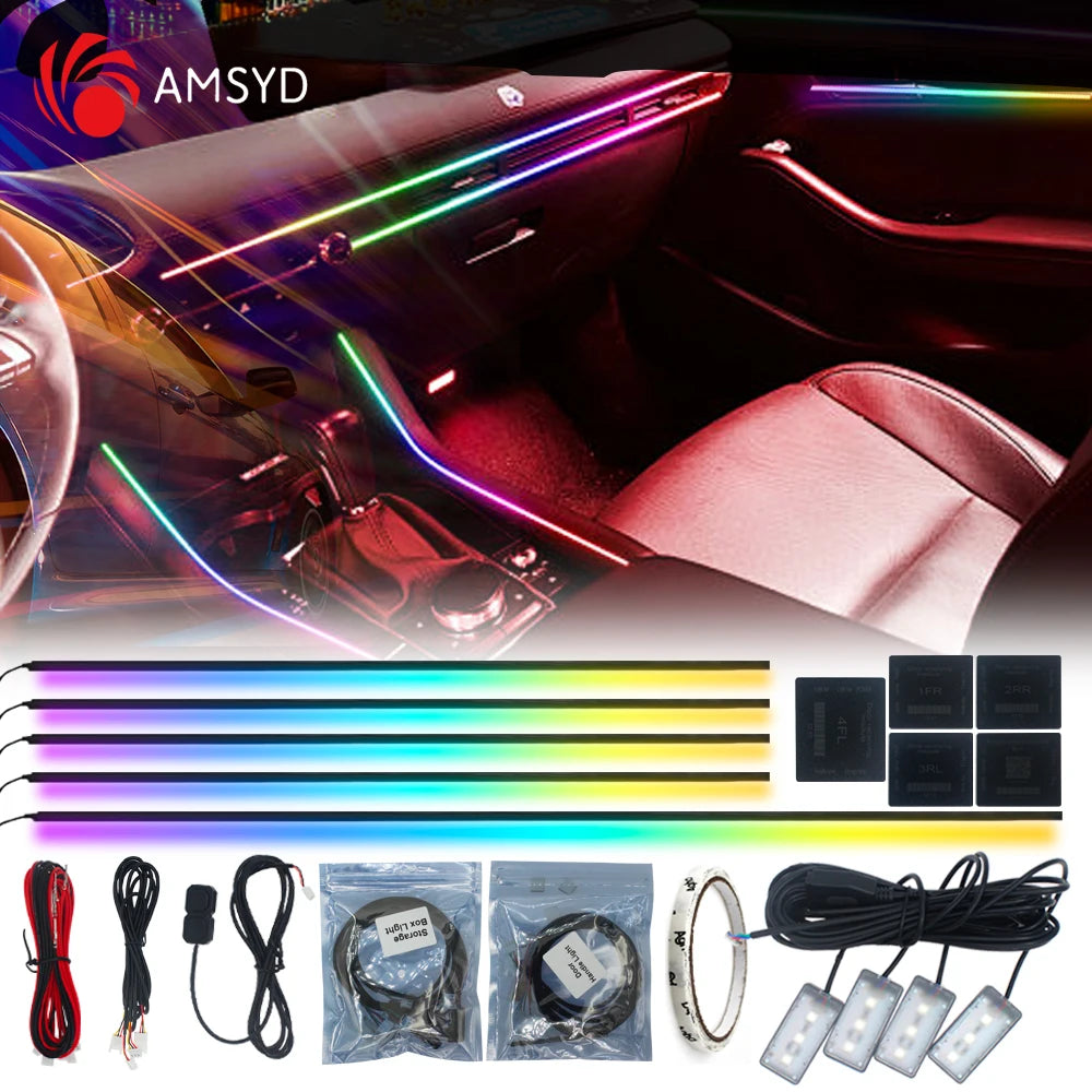 In Color RGB Magic Symphony Atmosphere Interior Acrylic Guide