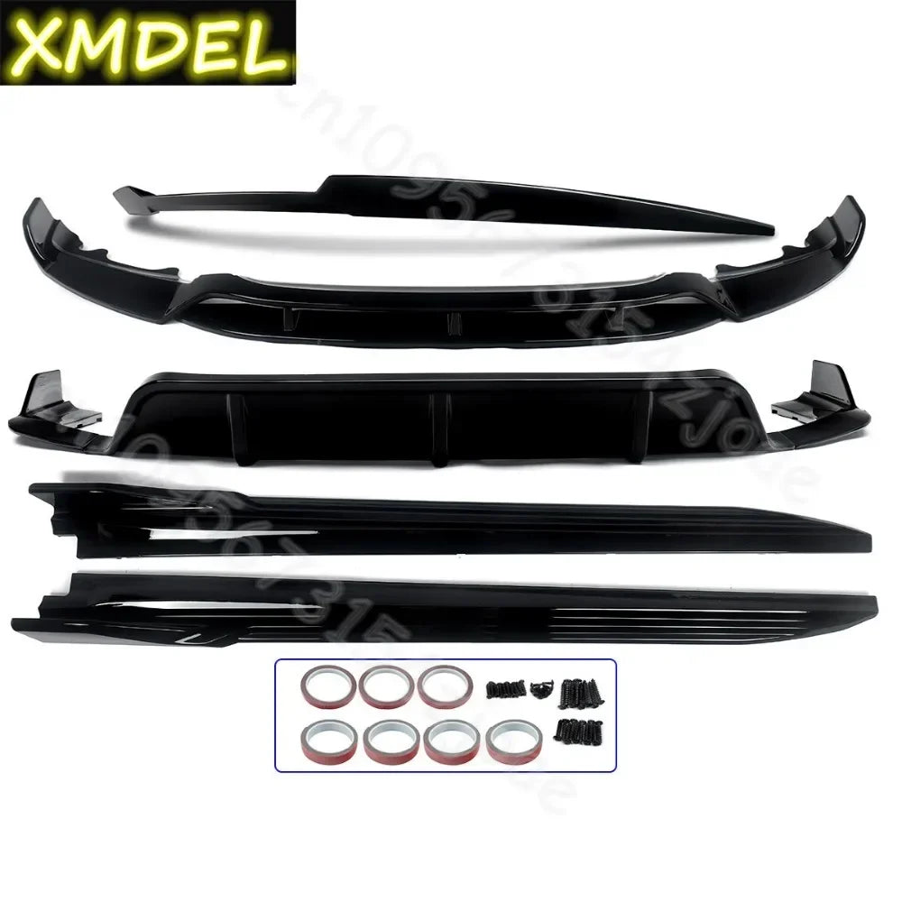 For BMW X6 F16 M Sport Front Lip Rear Spoiler Diffuser Side