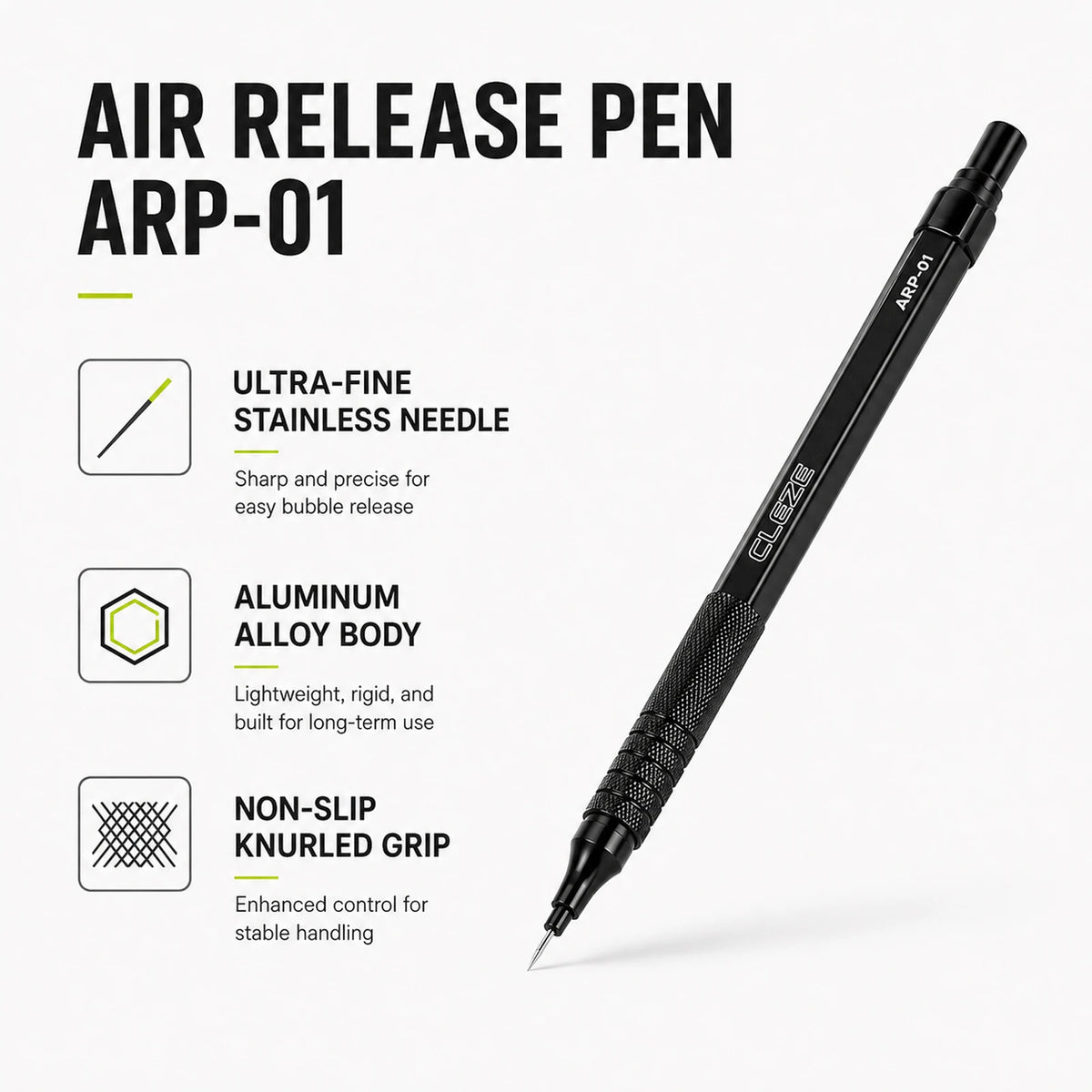 For Vinyl Wrap Cleze Ppf Air Release Pen Ultra Fine Needle Bubble