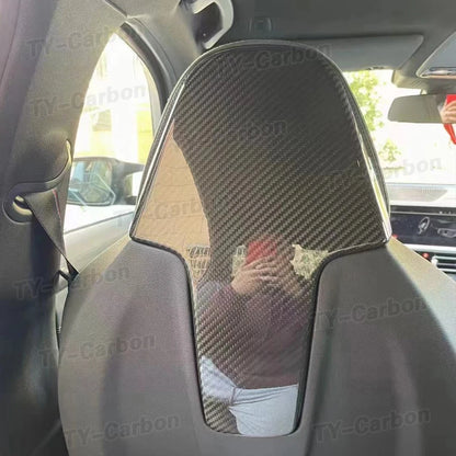 For BMW G80 M3 G82 M4 Dry Carbon Fiber Inner SEAT Back Covers