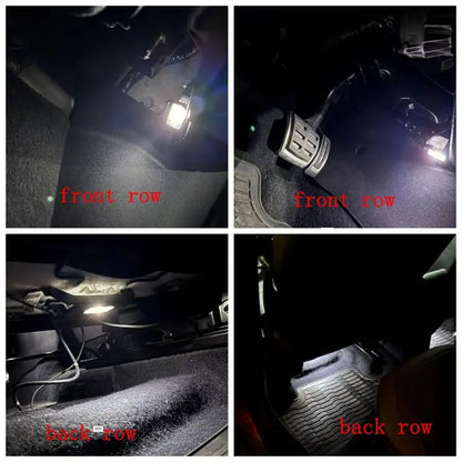 For VW T‑ROC Jetta Polo T‑Cross 4PCS Footwell Lighting Cable