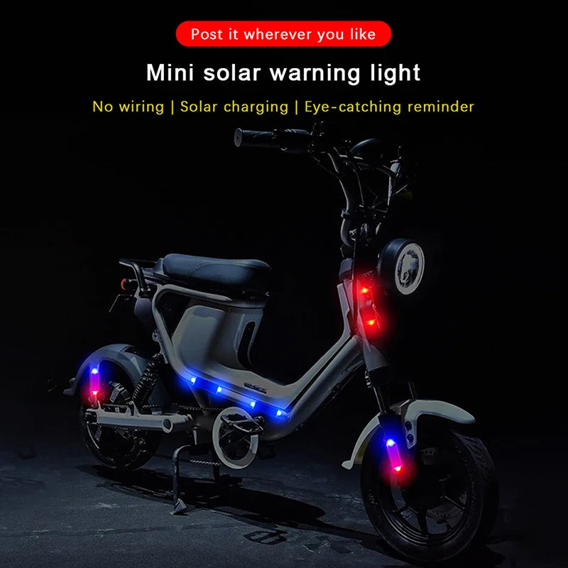 Solar Energy MINI Alarm Wireless anti-theft Warning Flashing