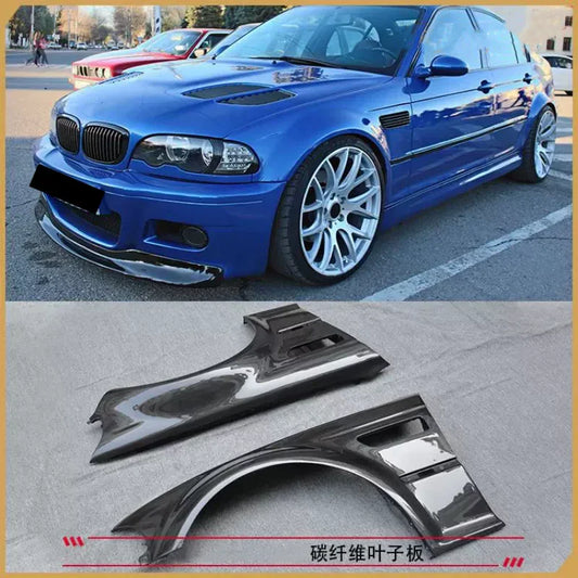 For BMW 3 Series E46 M3 Carbon Fiber Fender 1998-2004 Modified