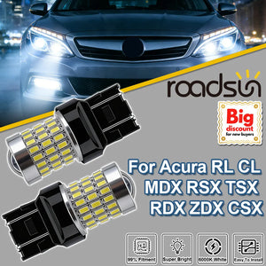 For Acura Rl Cl Mdx Rsx Roadsun 2PCS Reverse Blubs Backup