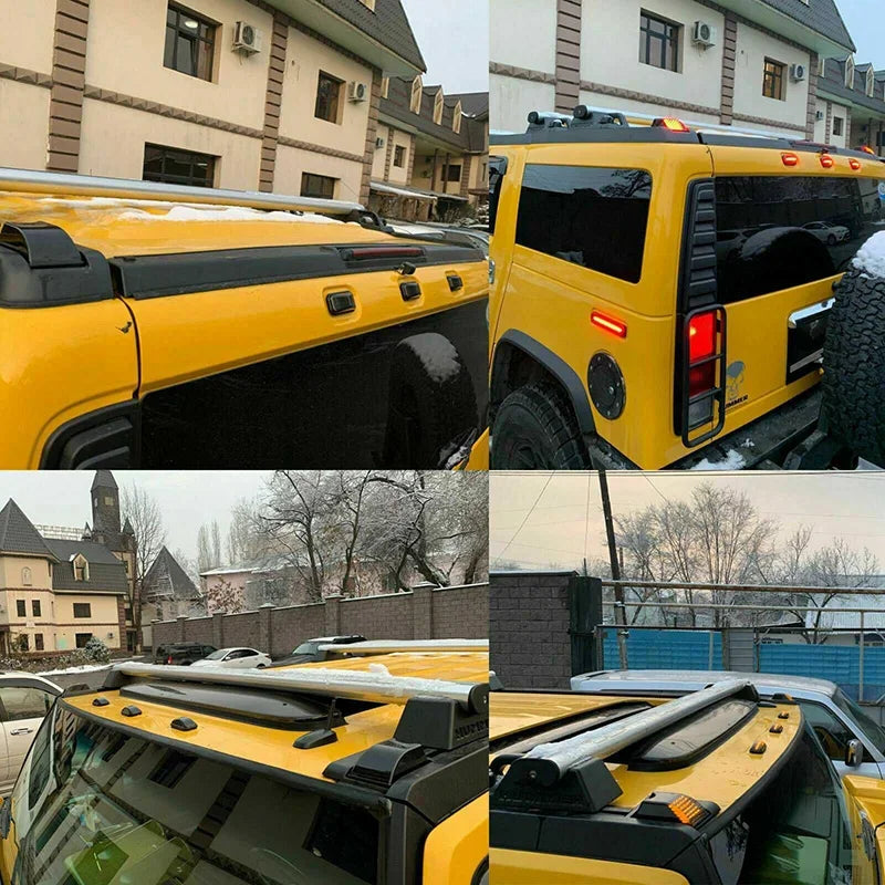 For Hummer H2 2003-2009 14PCS Set Roof Side Red Amber Fender