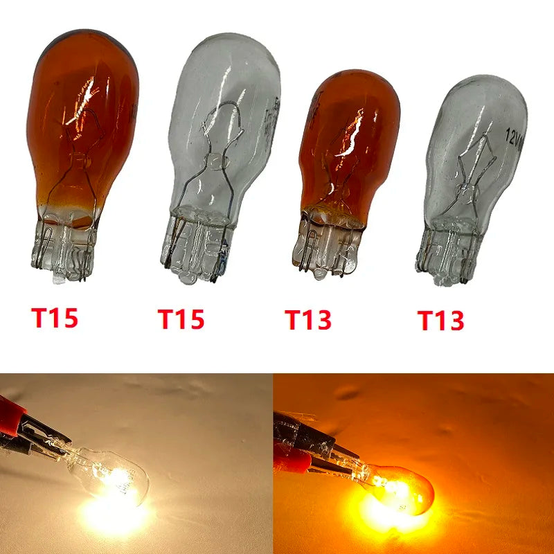 10PCS T5 T10 T13 T15 T20 7440 7443 Halogen
