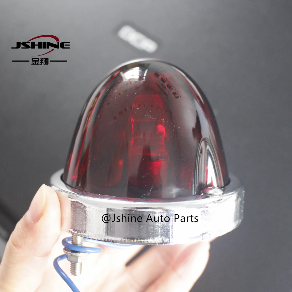 For Heavy Duty Halogen 1156 Red Glass Lens Watermelon Trucks