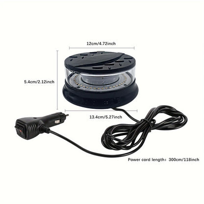 For Security Auto 12V 24V Truck Roof Warning Emergency Strobe