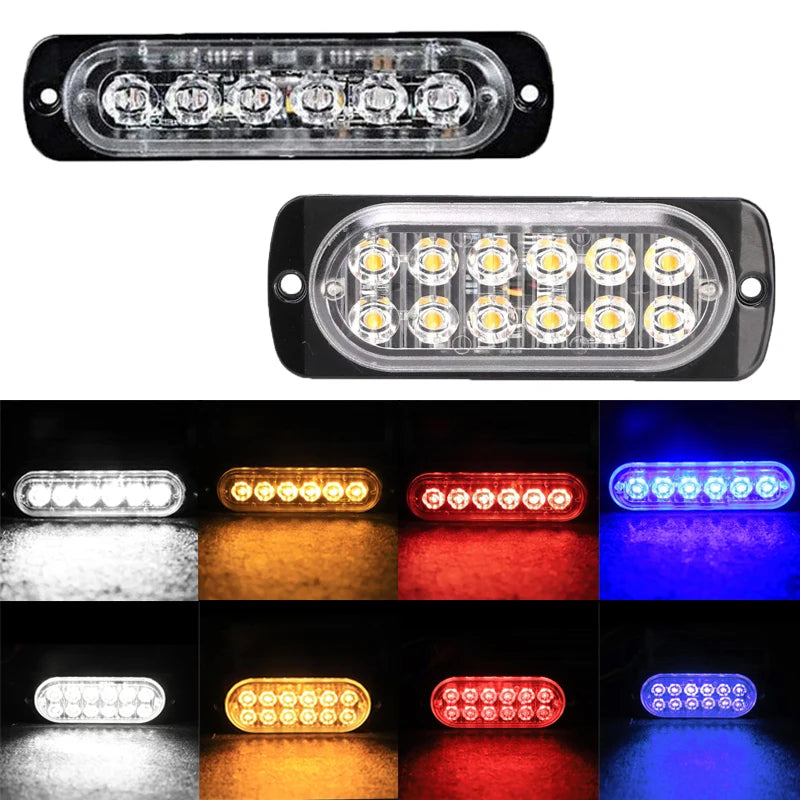 12LED Strobe Warning Cheap Grille Flashing Lightbar Truck Beacon