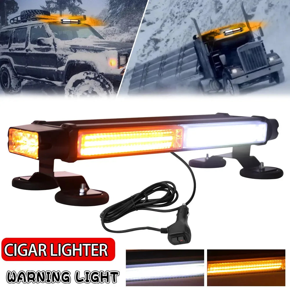 Cob Emergency Strobe Roof Signal Warning Trucks Flashing Four