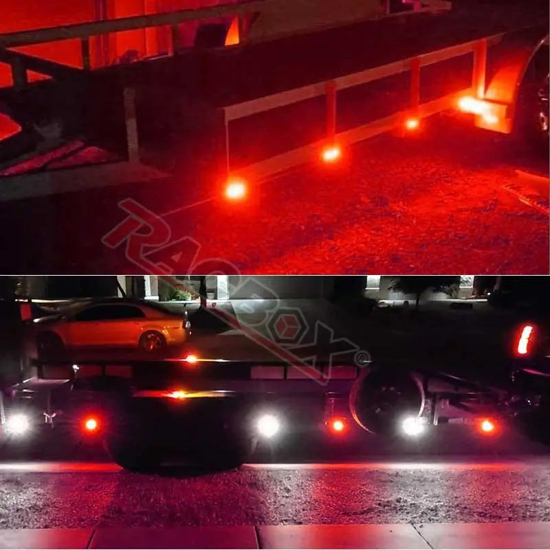 Clearance 12V 24V Side Marker Red White Trailer Truck