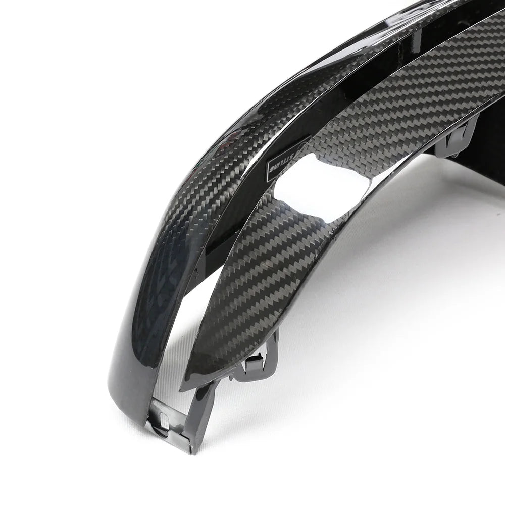 For BMW 2 3 4 5 M5 Horn Real Dry Carbon Fiber Rear View Mirror