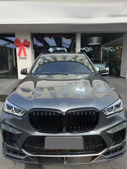 For BMW F95 X5M 2019-2022 Front Jchey Dry Carbon Fiber Bumper