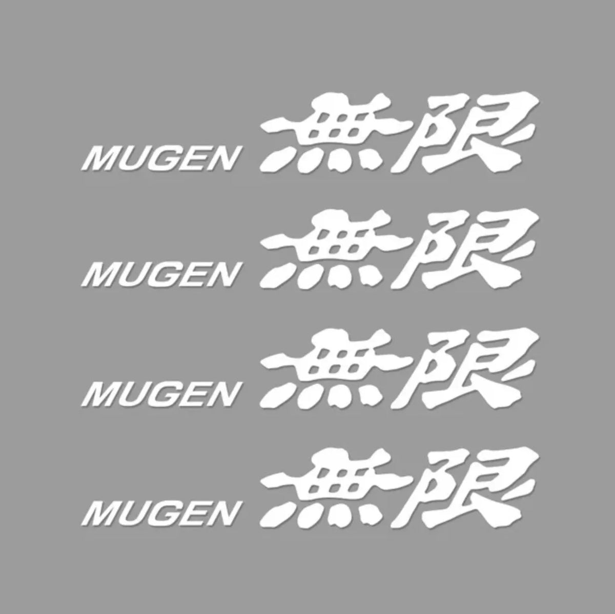 For Honda Fit Mugen Insight Type Set 4PCS Brake Caliper Sticker