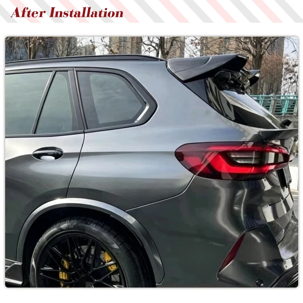 For BMW F95 X5M Lci 2024-2026 Gloss Black Rear Trunk Roof Racing