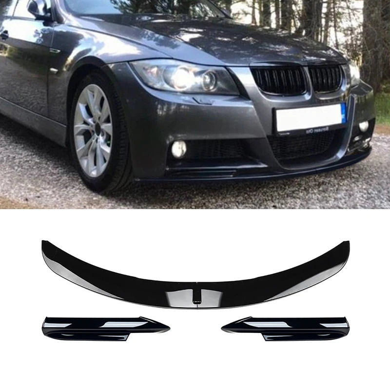 For BMW 3 Series E90 E91 Front Bumper Lip Spoiler Diffuser