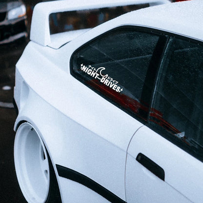 Night Drives Jdm Windshield Side Window Body Modification