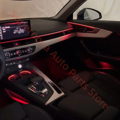 For Audi A5 A4 2017+ Ambient Interior Lighting Upgrade Trim