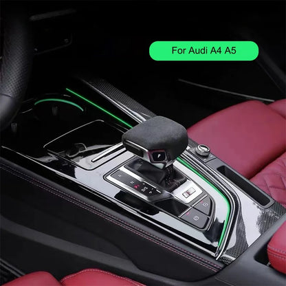 For Audi A4 S4 A5 S5 Colors Piano Black Center Console Ambient