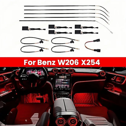 For Mercedes Benz C-Class W206 X254 Colors Active Ambient