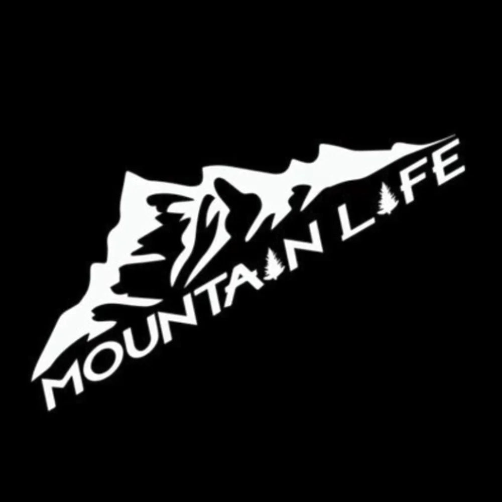 For Rv Camper Mountain Range Landscape Vinyl Decal Outdoor