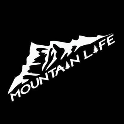 For Rv Camper Mountain Range Landscape Vinyl Decal Outdoor