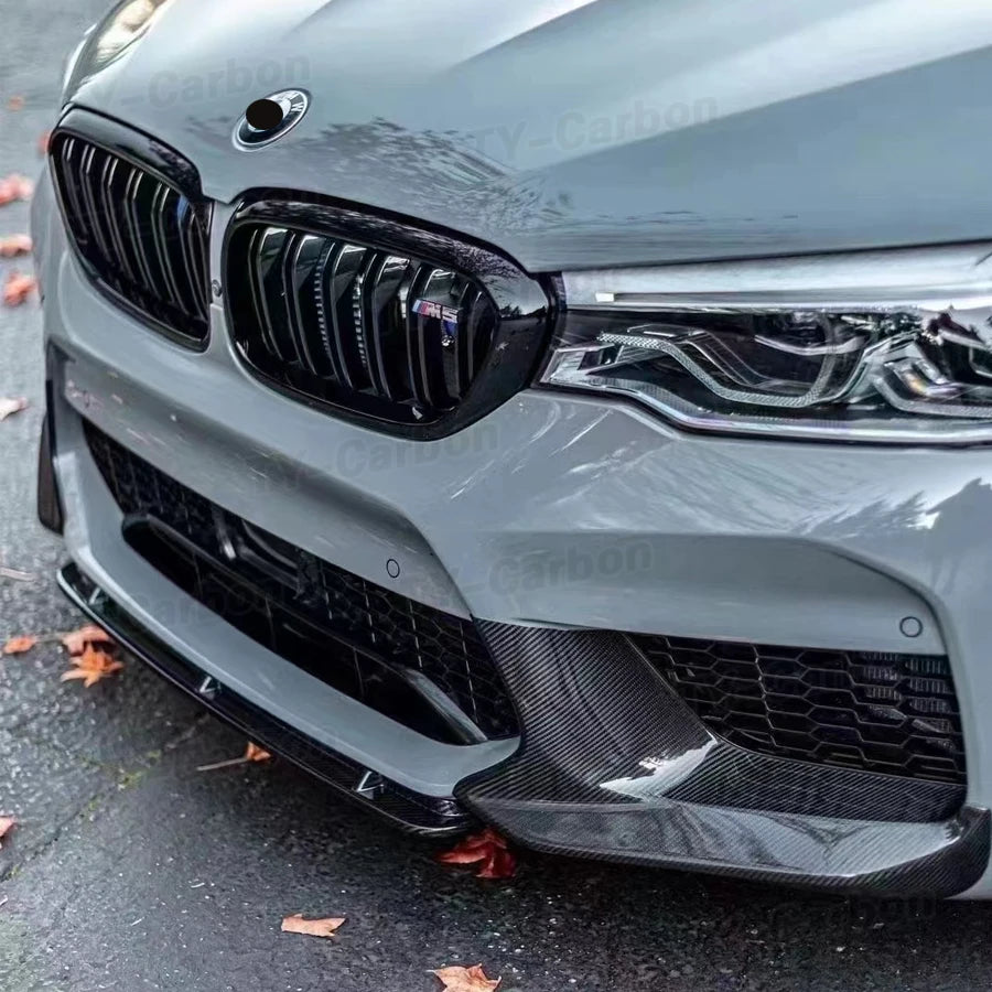 For BMW 5 Series F90 M5 Real Carbon Fiber Mp Front Bumper Lip