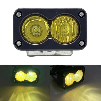 For Motorcycle Pickup 20W Headlight 3inch Square Floodlight Pod