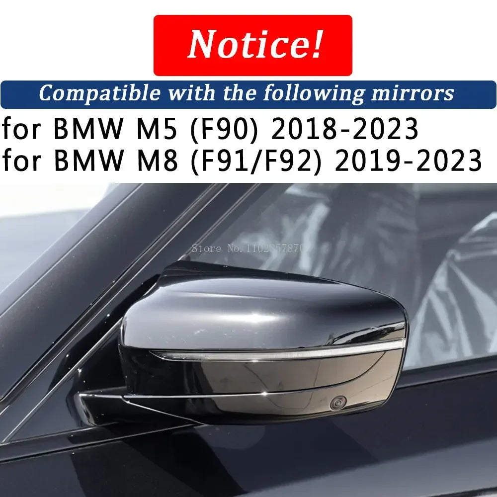 For BMW M5 F90 M8 F91 Lhd Rearview Mirror Cover F92 2019-2023