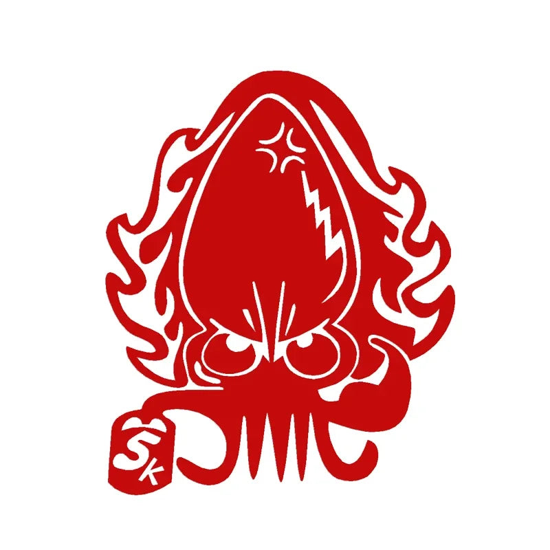 Stickers Octopus Squid Reflective Window Sticker Waterproof