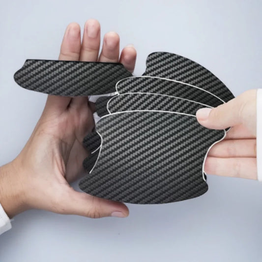 Carbon Fiber Door Handle Sticker Anti Scratch Vinyl Protector
