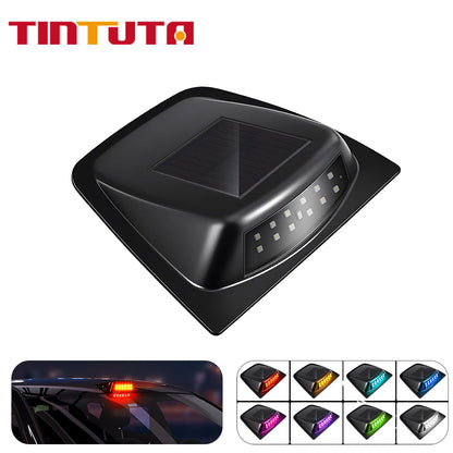 Solar Powered Roof Cover Wireless anti-rear End Collision Warning
