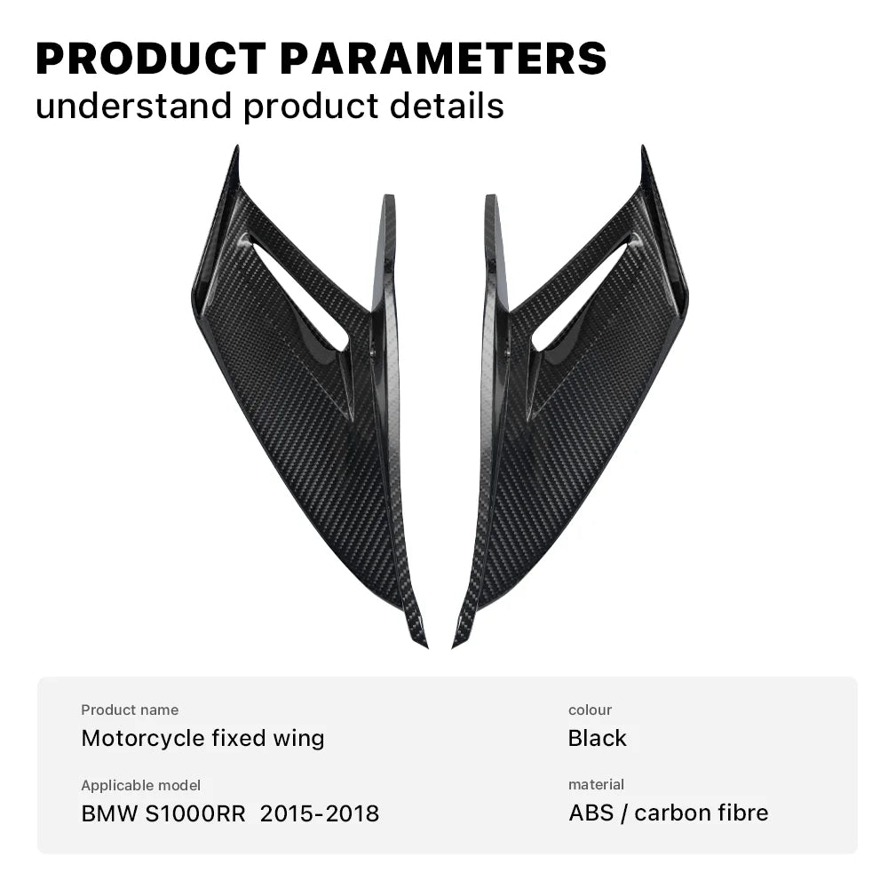 For BMW S1000RR S 1000RR 2015-2018 Motorcycle Front Aerodynamic