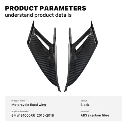 For BMW S1000RR S 1000RR 2015-2018 Motorcycle Front Aerodynamic