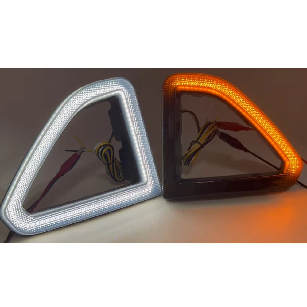For Ford Mustang 2015-2024 Bumper Dynamic 2PCS Front Grill Side