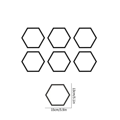 8PCS Honeycomb Stickers Sport Side Door Personalized Automobile