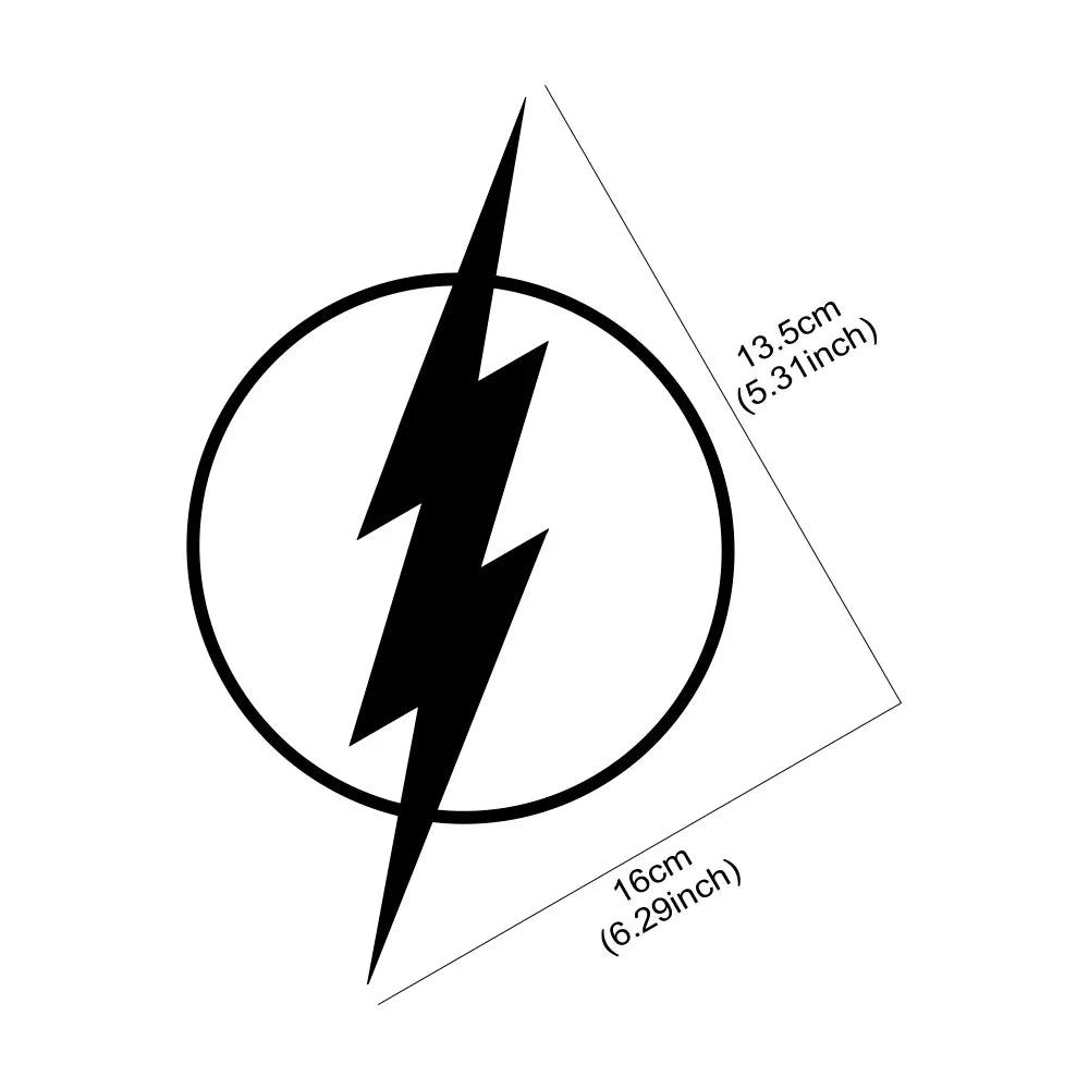 Sticker Truck Body Window Door Flash Graphics Lightning Vinyl